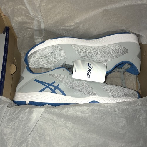 ASICS Para Hombre Defiance X Cross-Trainer-Zapatos Gris Medio/Directorio Azul/Blanco 8 - Imagen 5 de 11