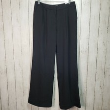 NWT Liz Claiborne Serene Touch Black Pleated Dress Pants Size 8