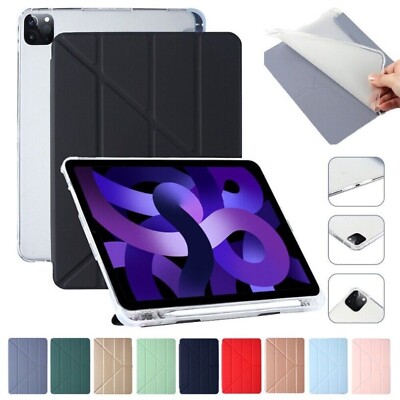 Stand Case Cover For iPad 5th 6th 7th 8th 9th Generation 10.2'' W/Pencil Holder