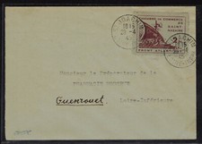 Besetzung II. Weltkrieg WK Frankreich 2 Brief gepr&uuml;ft Schiff (22605)