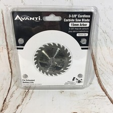 Avanti 3-3/8" Cordless Carbide Saw Blade / 24 Teeth New