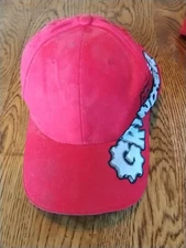 Monster Jam Grinder Advance Auto Parts Red Cotton Adjustable Baseball Cap Hat