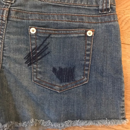 Michigan State Spartans MSU Jean Shorts Denim Woman's Size 9 College Classics - Picture 8 of 8