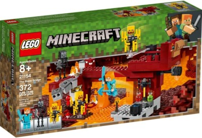 LEGO MINECRAFT (21154) The Blaze Bridge - 372 pcs - Wither Skeleton - RETIRED