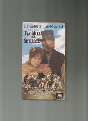 Two Mules for Sister Sara, Clint Eastwood, Shirley MacLaine [NEW], VHS ...