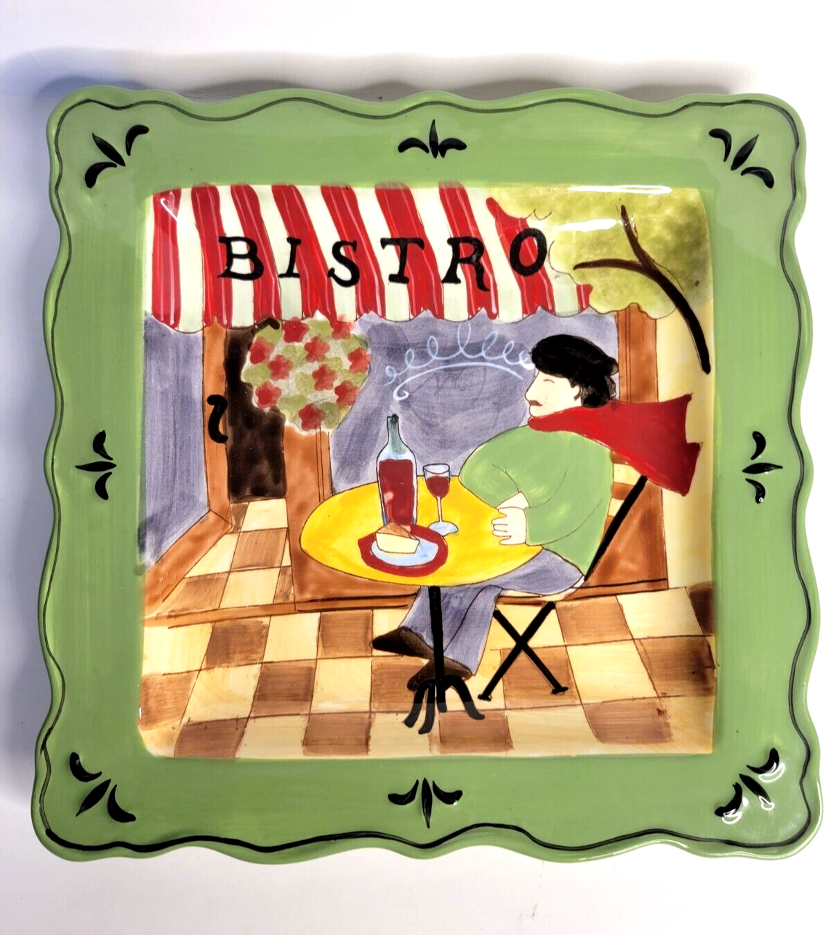 Plato de bistró café acera Jennifer Brinley internacional certificado 8,5