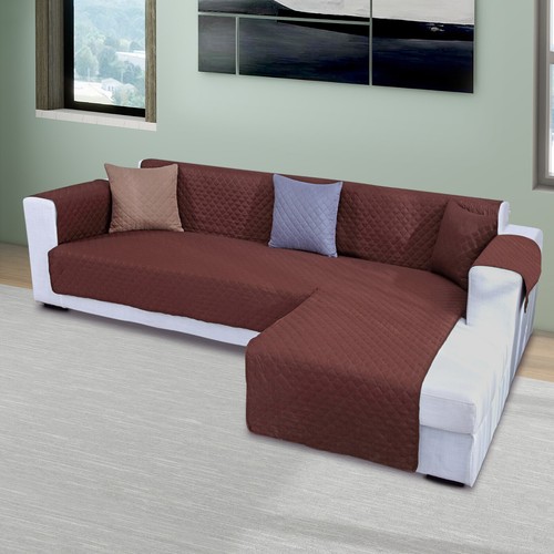 L Form Sofa Couch Bezug Verschleißfest Wasserdicht Sofakissenbezug 440*270cm - Bild 10 von 12