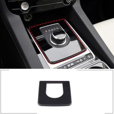 Passend Für Jaguar F-PACE X761 2016-20 Mattschwarz Schaltknauf Rahmen Abdeckung