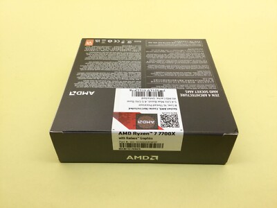 AMD Ryzen 7 7700X - 8-Core 4.5GHz Socket AM5 105W Desktop