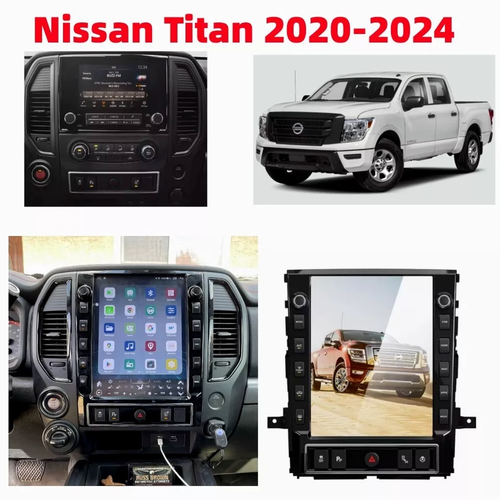 Android Car Radio Display Upgrade Stereo wireless Carplay GPS For Nissan Titan - Picture 7 of 23