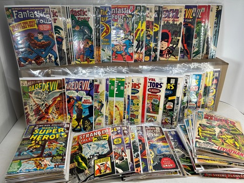 MARVEL COMICS 60'S PACKAGE DEAL FANTASTIC FOUR, MORE 147 BKS, FEW DUPES (s 14310
