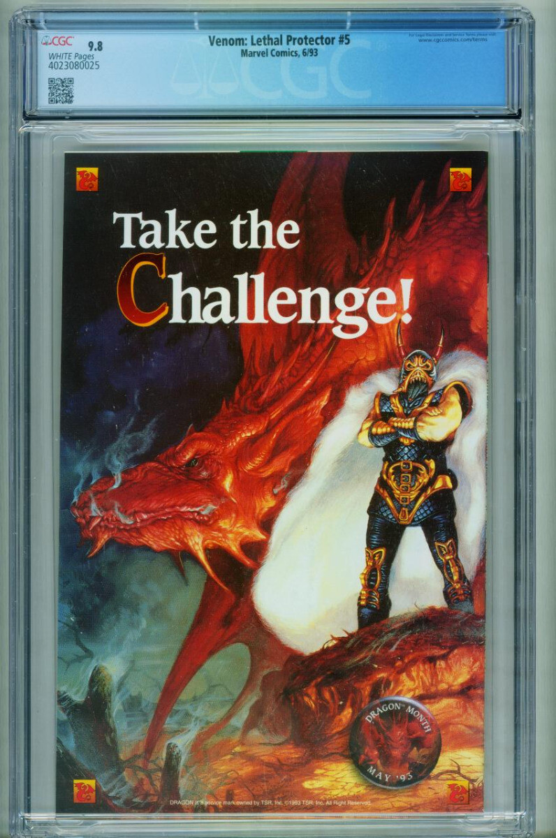 Venom: Lethal Protector #5 1993 - Marvel -CGC 9.8 - Comic Book