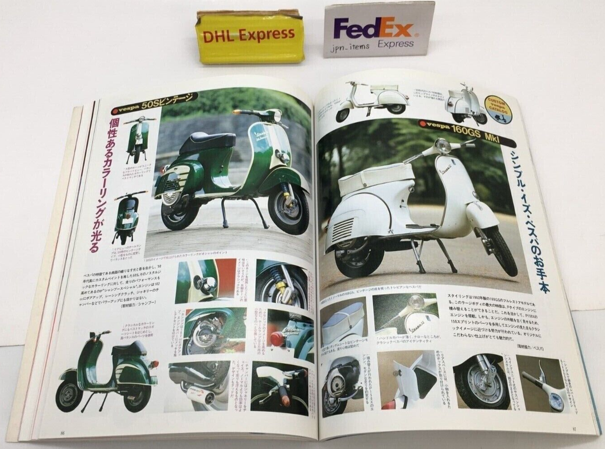 Vespa Style HAND BOOK 2 Vintage Series All Parts List 1993 Japan