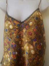 Vintage Myonne  Satin  Bikini Panty & Cami Set, Large