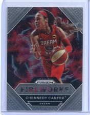 2021 Panini Prizm WNBA Fireworks Insert NO. 1 Chennedy Carter - Atlanta Dream