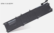 97Wh 11.4V Battery for Dell XPS 15 9550, 9560, 9570, 7590 451-BBYB XYCW0 M8K2C