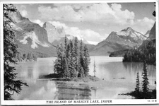 RPPC Mount Rundle Banff Alberta, Canada Real Photo Postcard 1931