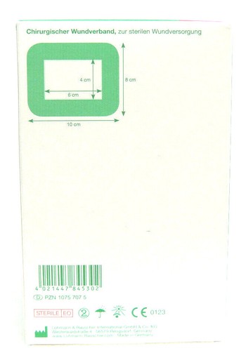 50x Wundverband Curapor Chirurgisch 10x8 cm STERIL REF 32891 - Bild 2 von 2