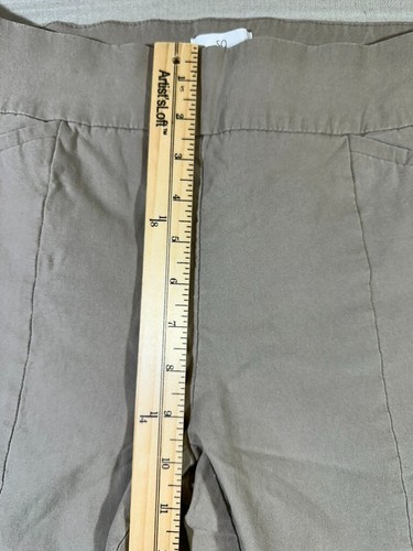 Chico's So Slimming Slim Ankle Hose Gr. 1 kurz hellbraun 29W x 25,5L Pull-On #592 - Bild 2 von 9