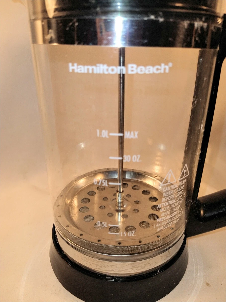 Hamilton beach top french press