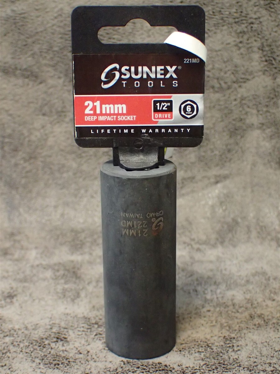 1/2 in. Drive 21mm Deep Impact Socket 1/2 in. Drive 21mm Deep Impact Socket