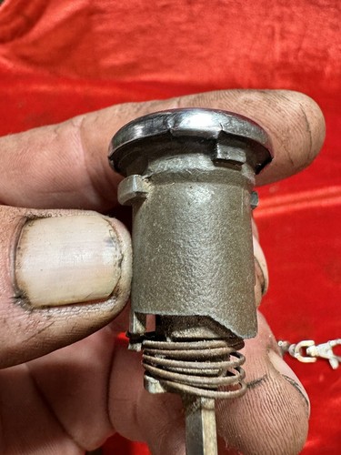 1953 1954 53 54 Chevrolet Bel Air 210 Chevy Original Trunk Lock Cylinder & Clip - Picture 7 of 11
