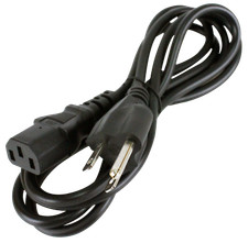 2 PACK 6ft Computer Power Cord for Printer PC UL