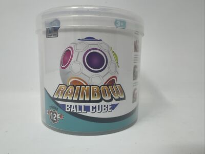 Fidget Rainbow BallHand Stress Puzzle Ball Relief Rubik Cube Focus Autism Figure