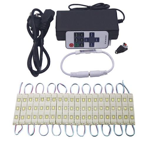 5730 SMD 3 LED Module Injection Light Strip Showcase Billboard Sign Lamp DC 12V - Picture 7 of 12