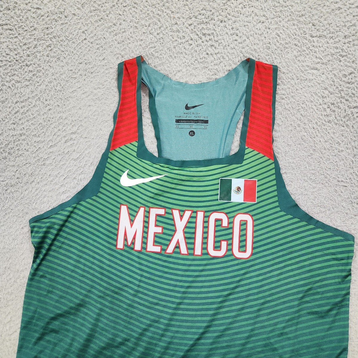 Nike Elite Pro Singlet Mens Extra Large Mexico Team 2016