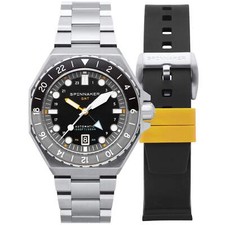 Spinnaker Dumas GMT Automatic Harbour Gray Wa...