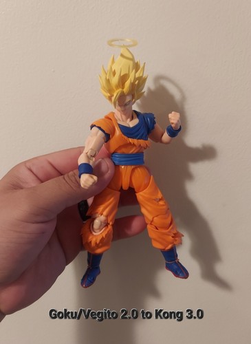 SHF 2.0 Goku/Vegito Heads to 3.0 Body Neck Pegs - READ DESCRIPTION! - Picture 10 of 17