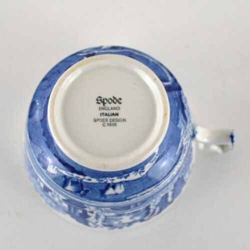 Plato platillo taza trío té italiano Spode azul y blanco marcas vintage varían - Imagen 10 de 15