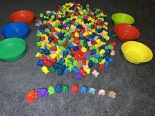 Bears for sorting, counting and sizing educational activities. Lot of 491 bears!