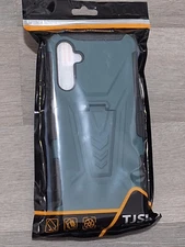 ⭐ NEW SAMSUNG GALAXY A14 5G CASE HOLSTER BELT CLIP  & TEMPERED GLASS PROTECTOR ⭐