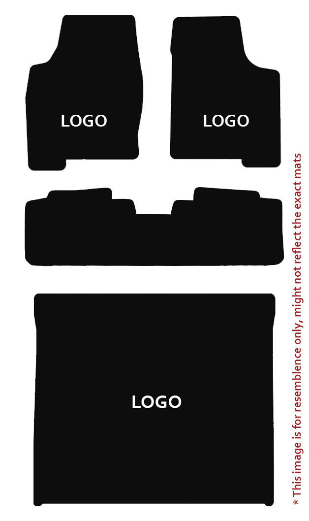 Lloyd Mats Escalade Velourtex Double Logo Floor Mats – Custom Carpet Color & Logos, USA Made