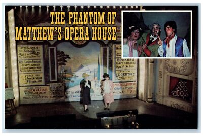 c1950's The Phantom Of Matthew's Opera House Spearfish South Dakota SD Postcard
