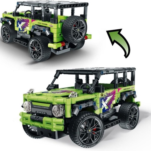 Remote Control Racing Blocks Jeep Programmable Building Kit Birthday Gift - Picture 8 of 10