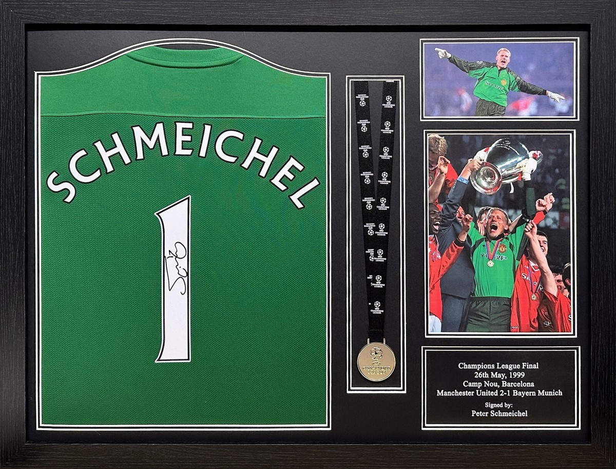 Football Shirt Peter Schmeichel Signed Shirt Peter Schmeichel Back