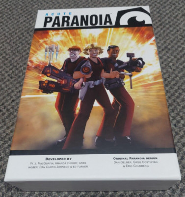 Paranoia - Acute Paranoia - Mongoose RPG - New open Box