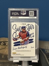 Ivan Rodriguez 10 Graded Baseball Sports Trading Cards