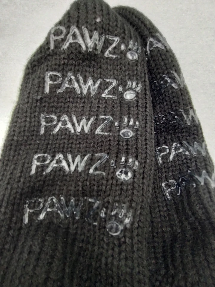 Calcetines de salón Pawz by Bearpaw negros antideslizantes para mujer Foto 4 de 4