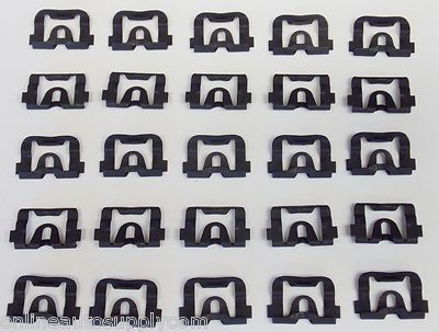 70-81 CAMARO FIREBIRD REAR WINDOW GLASS MOLDING CLIPS SET FOR TRIM  NEW >