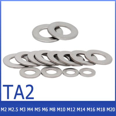 TA2 Titan Unterlegscheiben Beilagscheiben Karosseriescheiben M2 M2,5 M3 M4 - M20