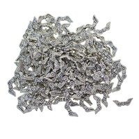 200StüCk EngelsflüGel Metallperlen GroßE Loch Spacer Beads Perlen Schmuck Diy