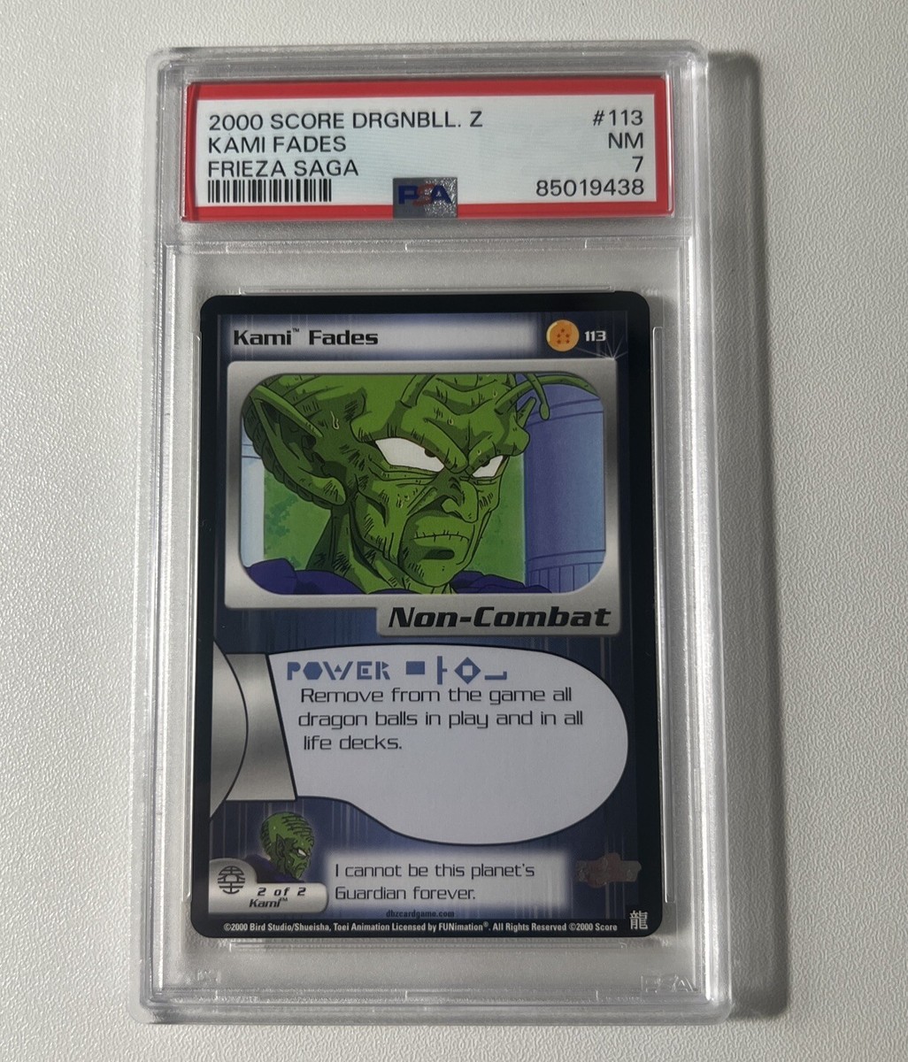 2000 Dragonball Z Kami Fades #113 Saiyan Frieza Saga Rare PSA 7 NM