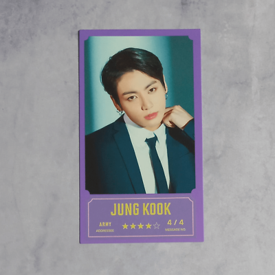 BTS 2020 Bang Bang Con The Live Official Message Photo Card