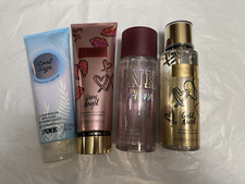 Victoria's Secret Lotion, Body Spray, PINK Pineapple Bag Lot of 7 Retail 140