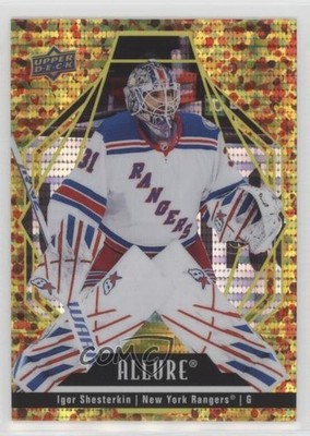 2022-23 Upper Deck Allure Gold Glitter Bomb 11/199 Igor Shesterkin #59 0gu