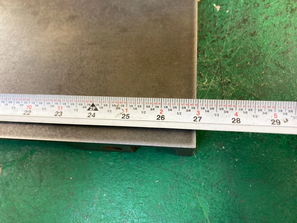 Delta PAIR Solid Cast Iron Extension Wings TWO wing 27" x 8" DELTA Table Saw - Image 4 of 4